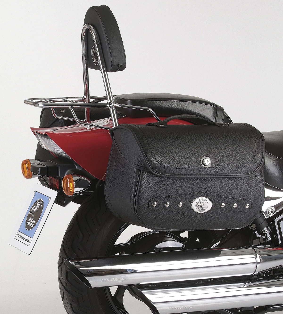 Hepco & Becker Sissybar with rearrack chrome for Suzuki M 800 Intruder (2005-2009)