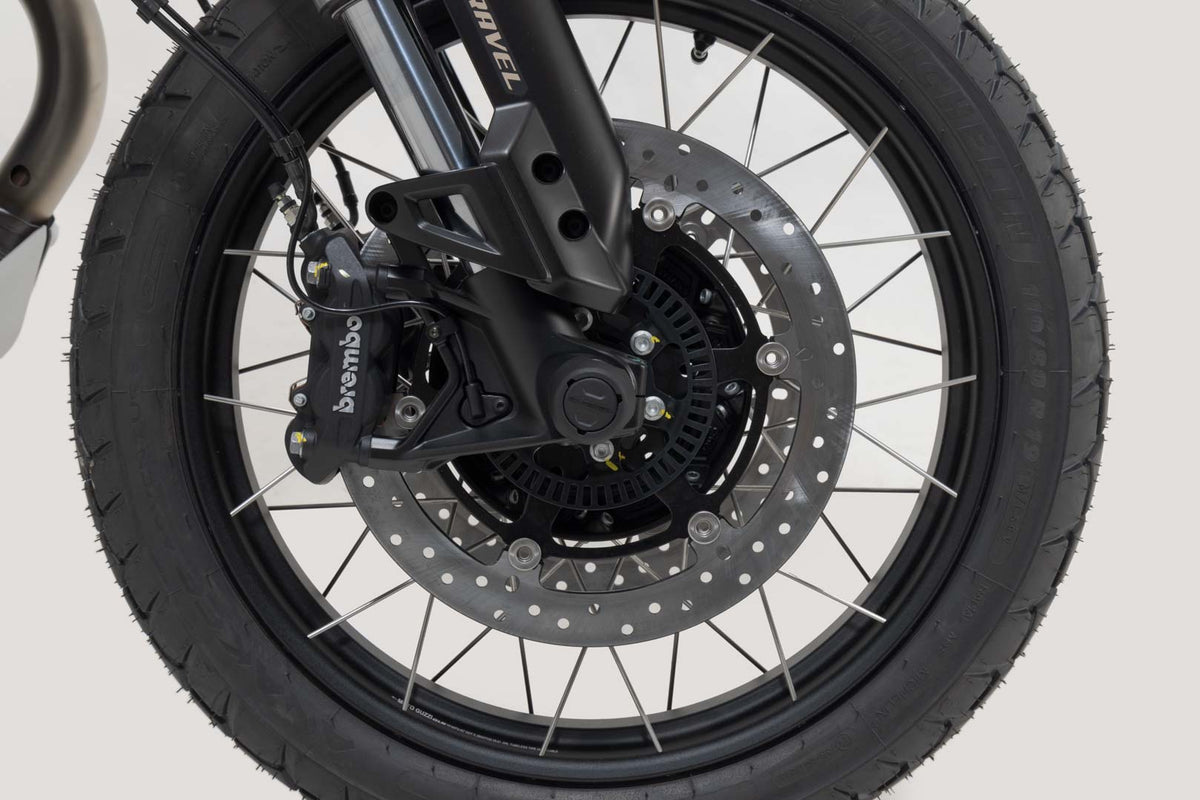 Slider set for front axle