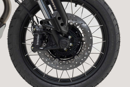 Slider set for front axle