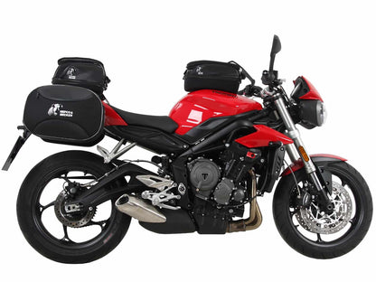Hepco & Becker C-Bow sidecarrier black for Triumph Street Triple 765 S/R/RS/R Low/Moto2 (2017-)