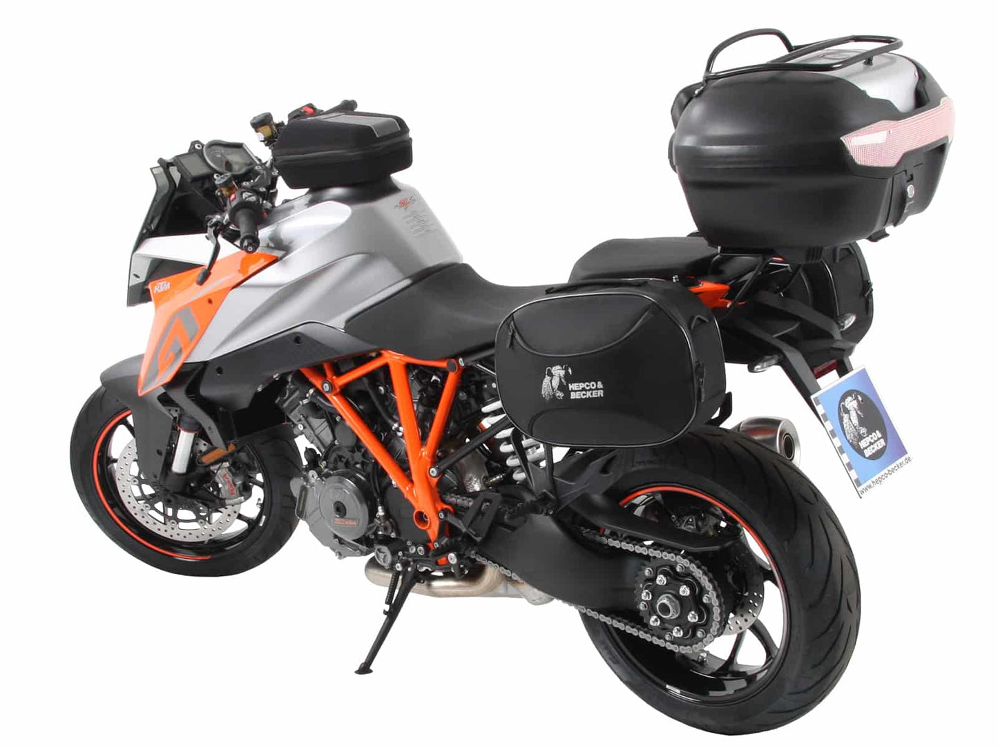 Hepco & Becker Alurack topcasecarrier black for KTM 1290 Super Duke GT (2016-)