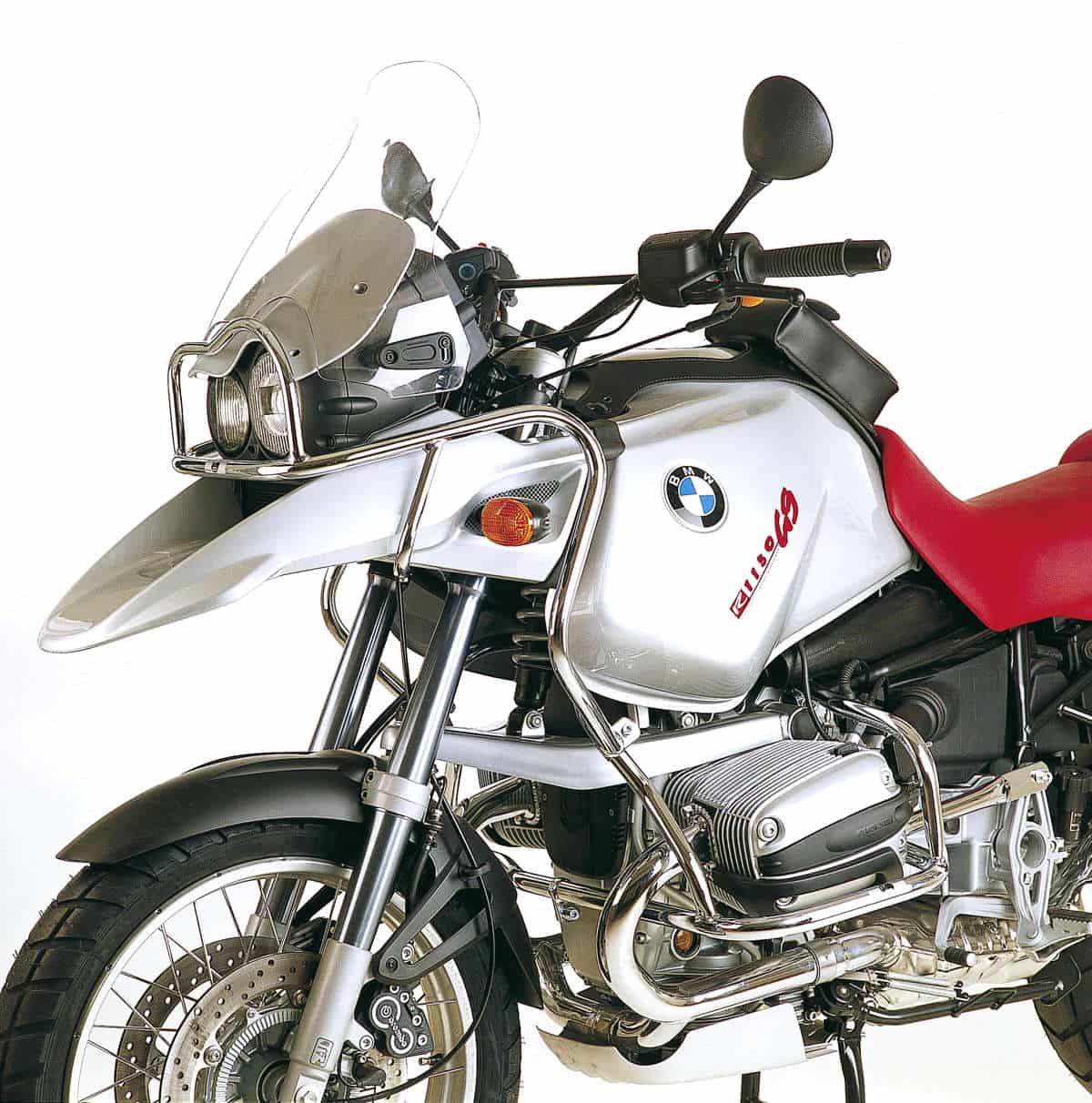Hepco & Becker Tankguard silver for BMW R 1150 GS (2000-2004)/Adventure (2001-2005)