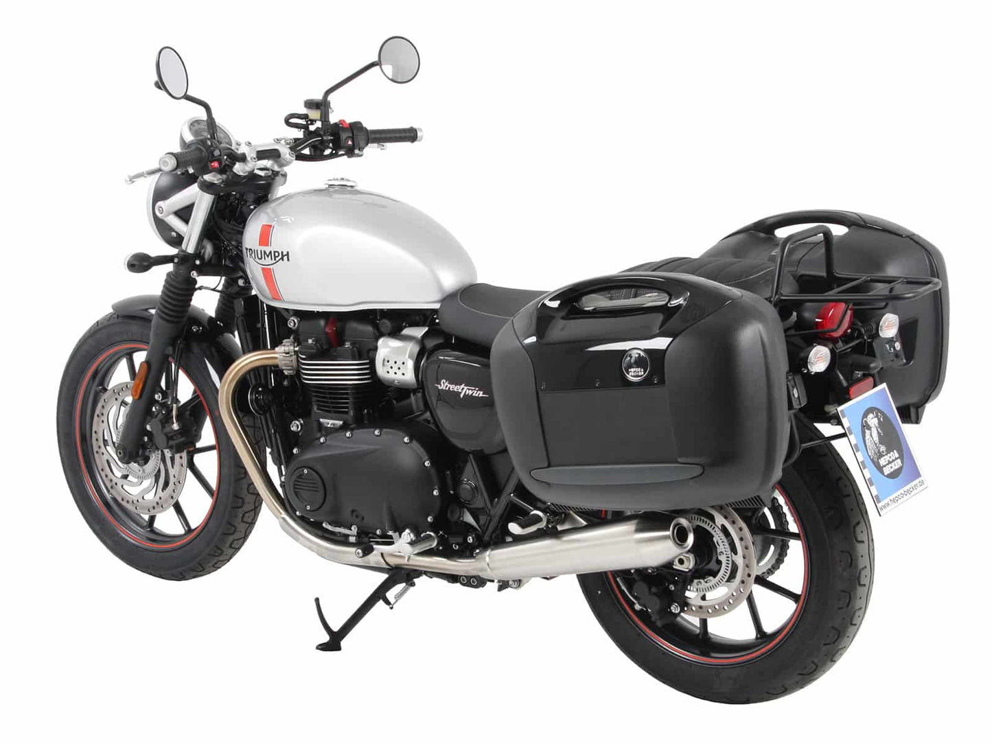 Hepco & Becker Sidecarrier permanent mounted black for Triumph Street Twin (2016-2022)