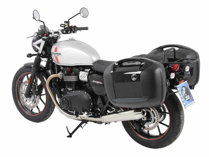 Hepco & Becker Sidecarrier permanent mounted black for Triumph Street Twin (2016-2022)