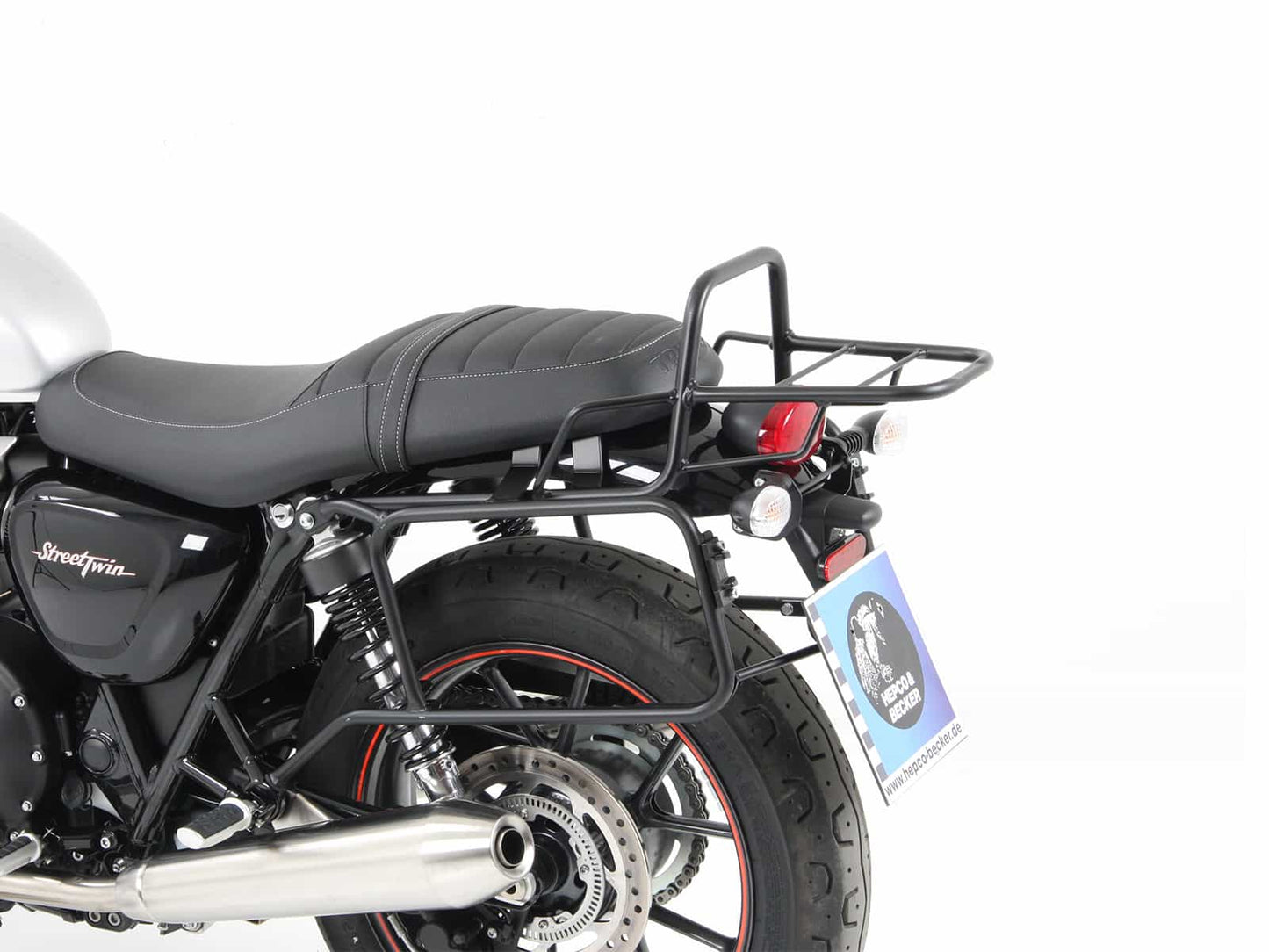 Hepco & Becker Sidecarrier permanent mounted black for Triumph Street Twin (2016-2022)