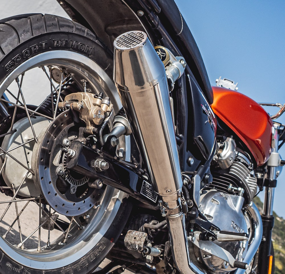 GPR Ultracone Inox Cafè Racer Silencer without link pipe Exhaust
