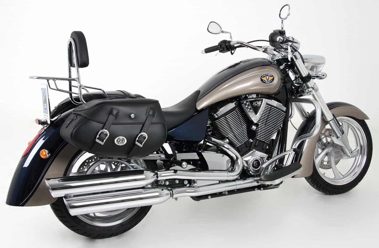 Hepco & Becker C-Bow sidecarrier black for Victory Kingpin (2003-2016)