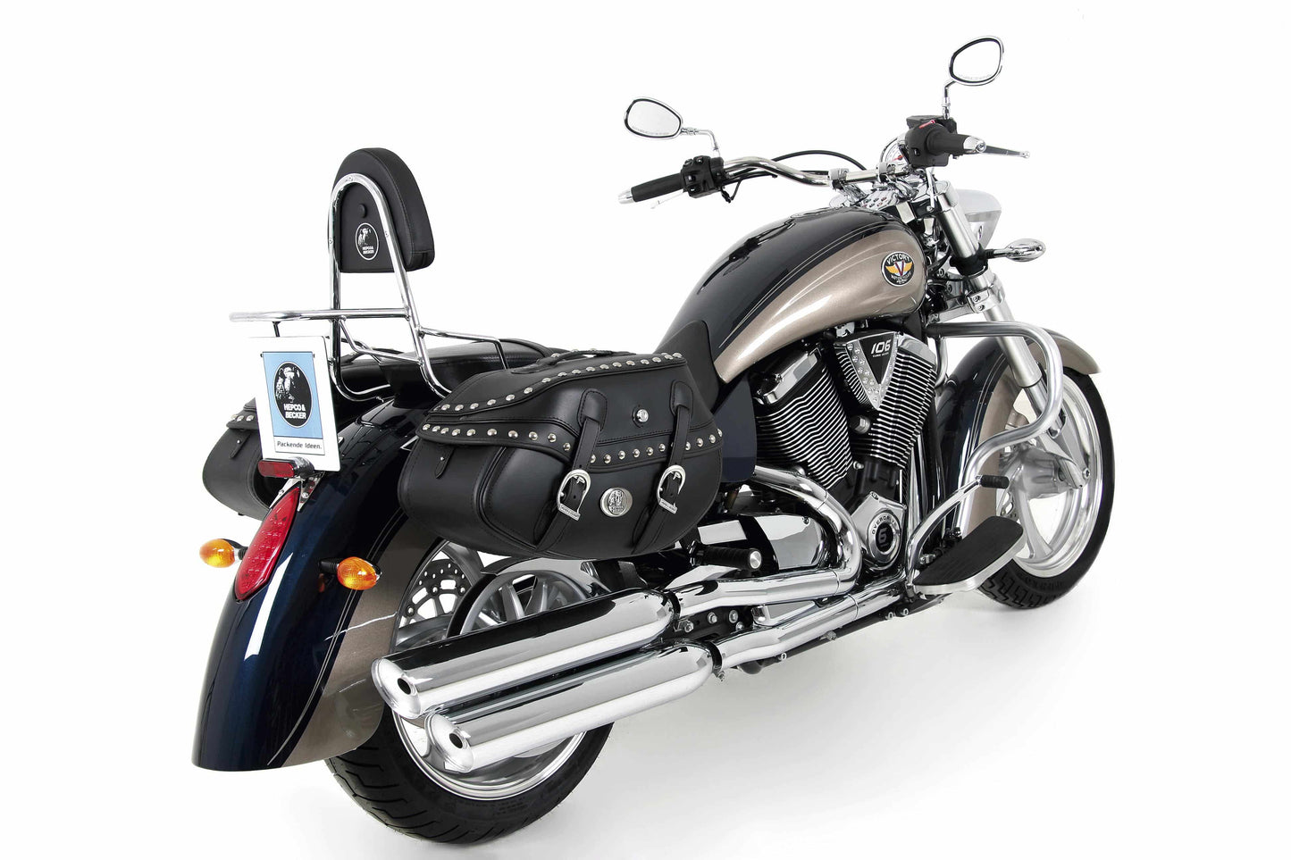 Hepco & Becker C-Bow sidecarrier black for Victory Kingpin (2003-2016)