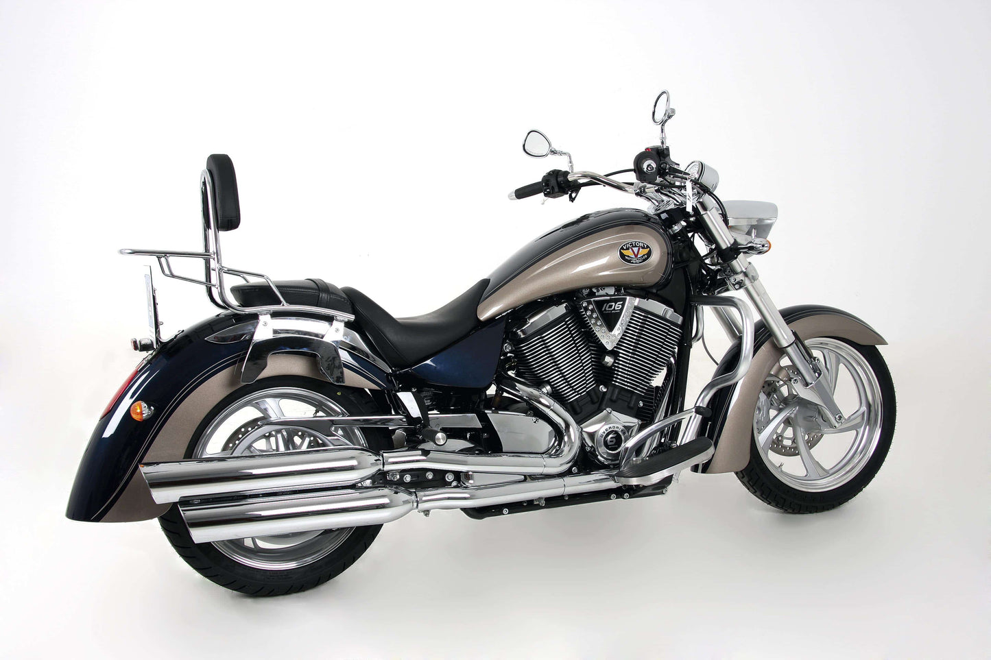 Hepco & Becker C-Bow sidecarrier black for Victory Kingpin (2003-2016)