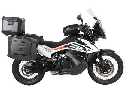 Hepco & Becker Alurack top case carrier black for combination with original rear rack for KTM 790 Adventure (2019-2021)