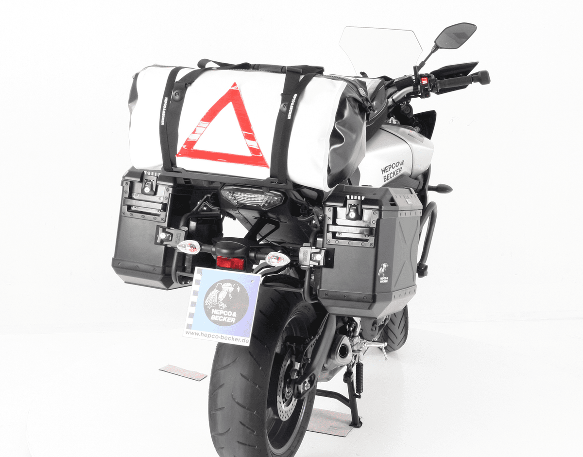 Hepco & Becker Sidecarrier Lock-it anthracite for Yamaha MT-09 Tracer ABS (2015-2017)
