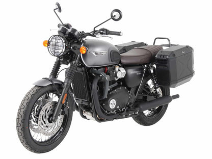 Hepco & Becker Sidecarrier permanent mounted black for Triumph Bonneville T 100/Black (2017-2025)