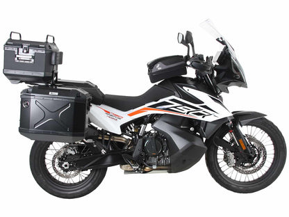 Hepco & Becker Alurack top case carrier black for combination with original rear rack for KTM 790 Adventure (2019-2021)